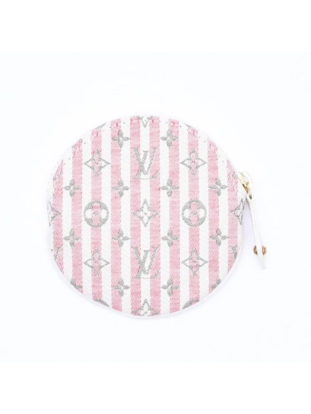 Louis Vuitton Monogram Mini Orchid Croisette Porte Monnaie Rond Coin Purse Case